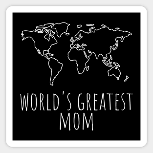 Word's Greatest Mom Sticker